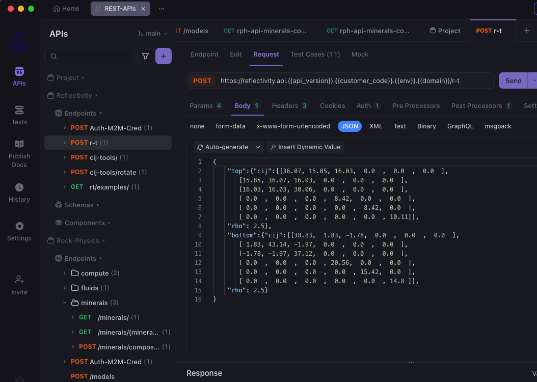 API documentation and developer tools
